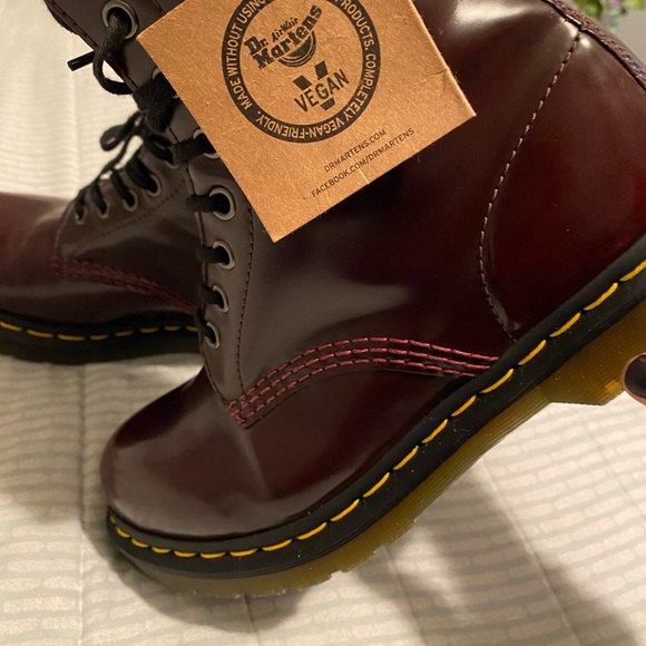 Dr. Martens 1460 Vegan 8-Eye Boots - Picture 3 of 5